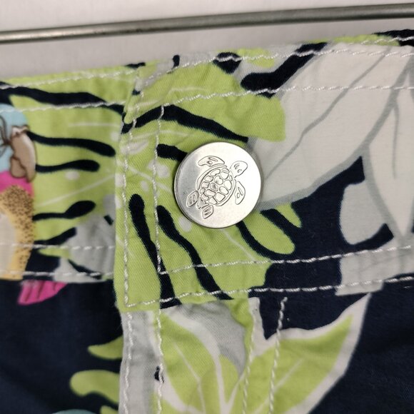 Vilebrequin Swim Shorts Mens XXL Hawaiian Board Suit Floral Tropical Birds Lined - Picture 5 of 16